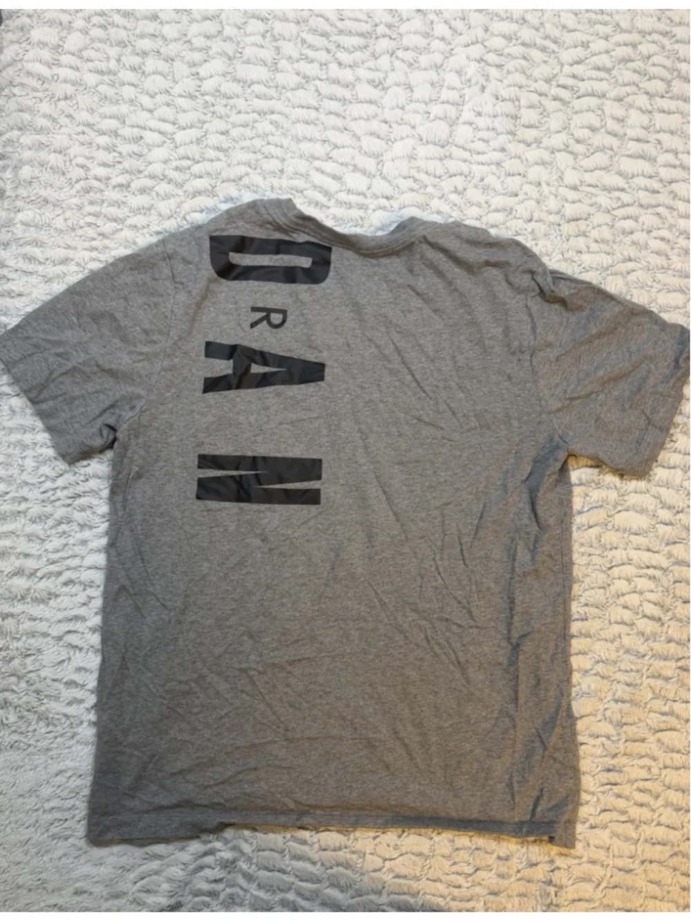 Jordan Men's Gray Jumpman Jordan Graphic Crew Neck Short Sleeve T-Shirt M